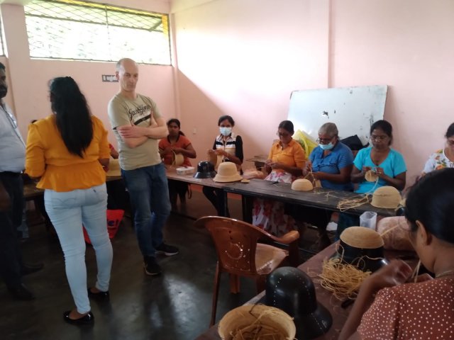 Second inspection by Australian representatives of the founders' hat production program related to the export production village program